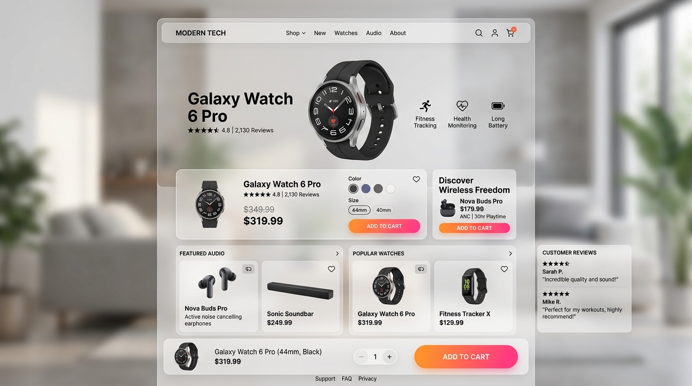 E-Commerce Store Website Example